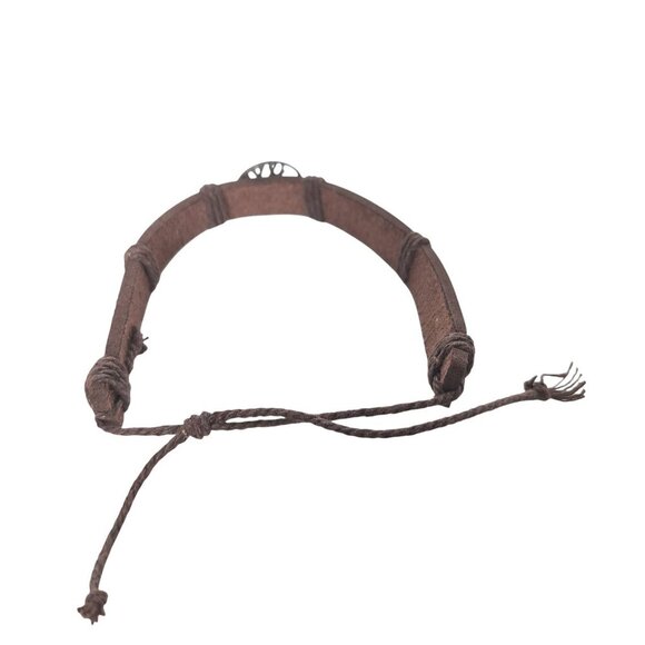Brown Leather Tree Of Life Celtic Bracelet - Picture 3 of 8